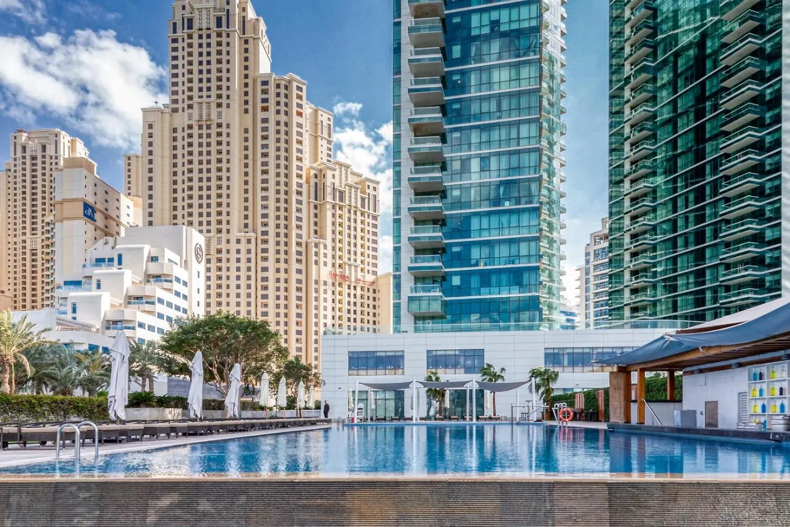 Beachy Getaway In Jbr With Private Beach Access Dubai Apartment